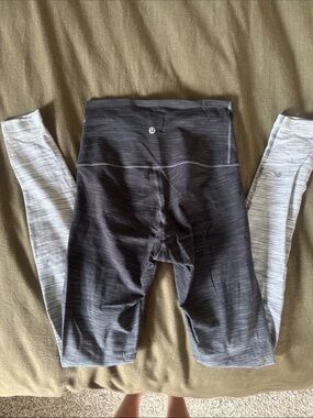 lululemon athletica Ombre Black to Light Gray High-Rise Leggings